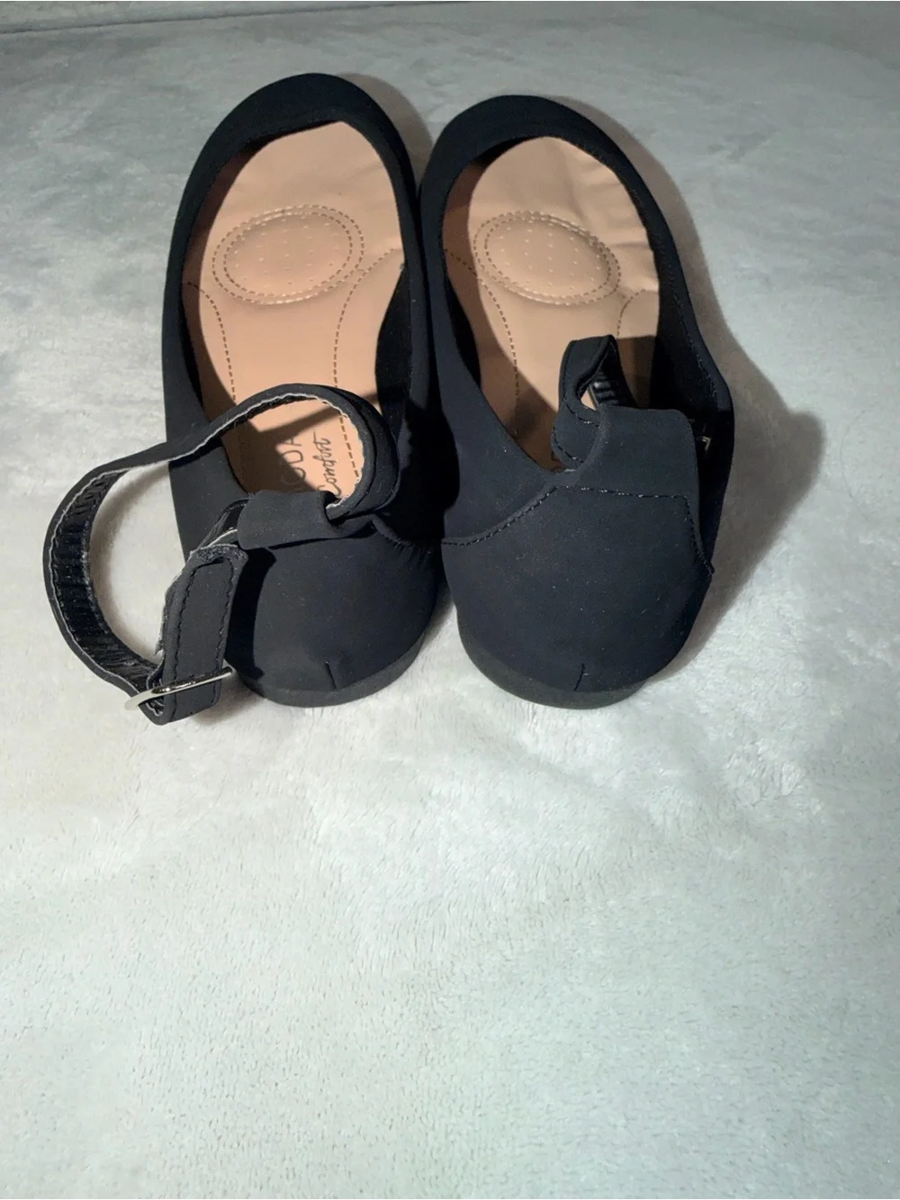 Top Moda Flats with Ankle Strap